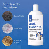 SensoVet Anti-Dandruff Medicated Shampoo for Cats & Dogs