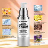 Super Vitamin C Serum for Women over 70: Niacinamide, Vitamin C, Hyaluronic Acid