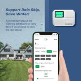 INKBIRD WiFi Lawn Sprinkler Controller 8 Zones Smart Irrigation System Watering Control - US Plug (110V)