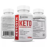 Ketosyn Keto ACV Pills 1275 MG Stronger Than Gummies Keto Support 1 Bottle