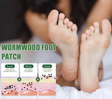 BAIYUNSHAN Detox Foot Pads Cleansing Toxins Patch Natural Wormwood Herbs 100pcs