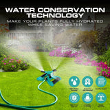 HBN 360° Automatic Rotating Garden Sprinkler | Lawn Sprinkler | Yard Sprinkler