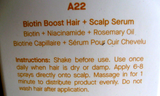 Spoiled Child A22 Biotin Boost Hair + Scalp Serum 1.7 fl Oz 50ml NEW No Box