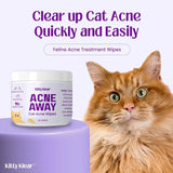 Acne Away Cat Acne Wipes - Feline Acne Treatment