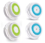 4-Pack: 2 Deep Pore 2 Acne Replacement Facial Brush Heads For Clarisonic Mia 1