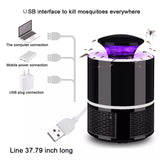 MIGNOVA Black Electric Fly Bug Zapper Mosquito Insect Killer LED Light Trap Pest Control Lamp