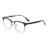 Men's Photochromic Grey Reading Glasses Single Vision Reader Sunglass (Black, +1.00)