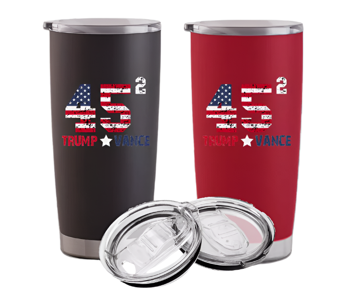 TRUMP VANCE 45th President 20 oz Insulated Tumbler 2024 Election MAGA (Red)