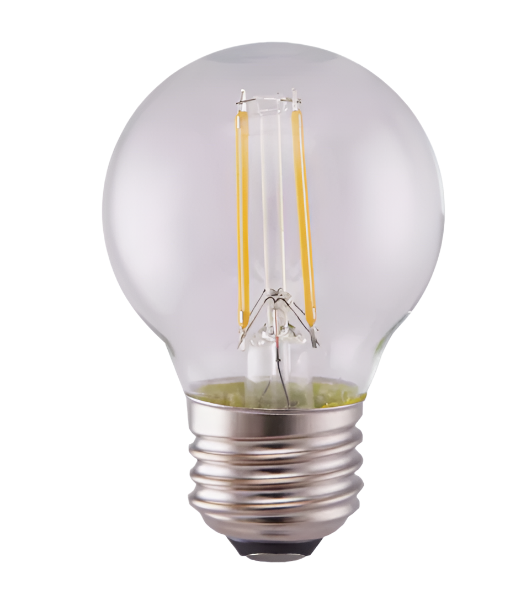 LED Filament Bulbs 5.5W =60W Globe G16.5 120V Medium E26 Base 4000K Cool White