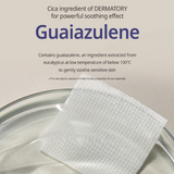 DERMATORY Azulene Hypoallergenic CICA Rescue Gauze Pad for Irritated Skin | Moisturizing, Skin-Relief, Free of 98 Allergens, Hypoallergenic Tested, Dermatologist Tested | 22 New (60 Pads), Purple