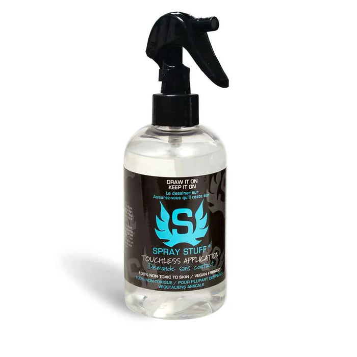 Spray Stuff Tattoo Stencil Transfer Hold Lock Solution 8oz Bottle Stencils