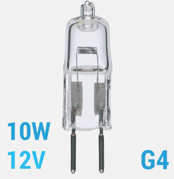 Satco S3171 / S3459 10T3/CL 10W 12V Bulb T3 Bi-Pin G4 Base Clear