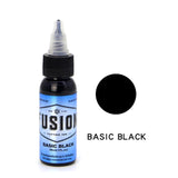 POWER BLACK Lining - FUSION Tattoo Ink - Darkest Color 1/2 to 8 oz Single Bottle