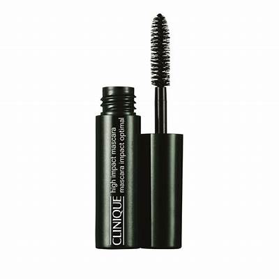 CLINIQUE High Impact Mascara - 01 Black 0.14oz / 3.5ml Each Travel Size (Pack of 4)