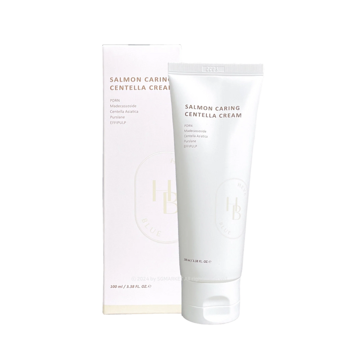 HEVEBLUE Salmon Caring Centella Cream 100ml K-Beauty