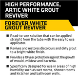 Forever White Grout Reviver with Mould Shield, Arctic White, 200 ml x 2 packs