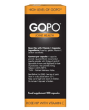 GOPO Joint Health 200 Capsules - Rose-Hip & Vitamin C - Helps maintain healthy & flexible joints