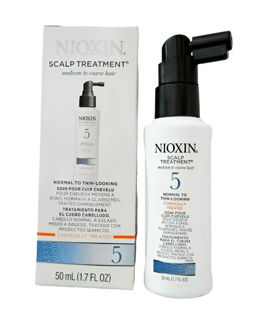 Nioxin SCALP TREATMENT #5 Chemically Treated Hair Medium Coarse Normal Thin 1.7