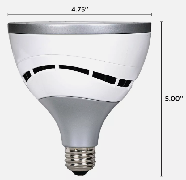 Satco S9761 LED Bulb 18W =100W 100-277V PAR38 Medium E26 Base 4000K Cool White