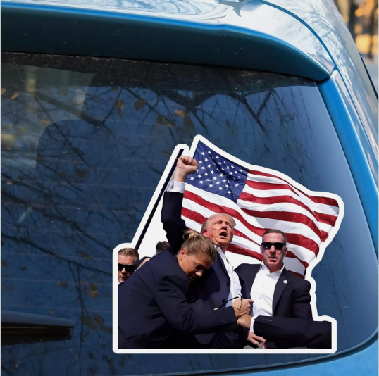 DONALD TRUMP 2024 7/13 Attempted Assassination Vinyl Decal Sticker MAGA 8 "