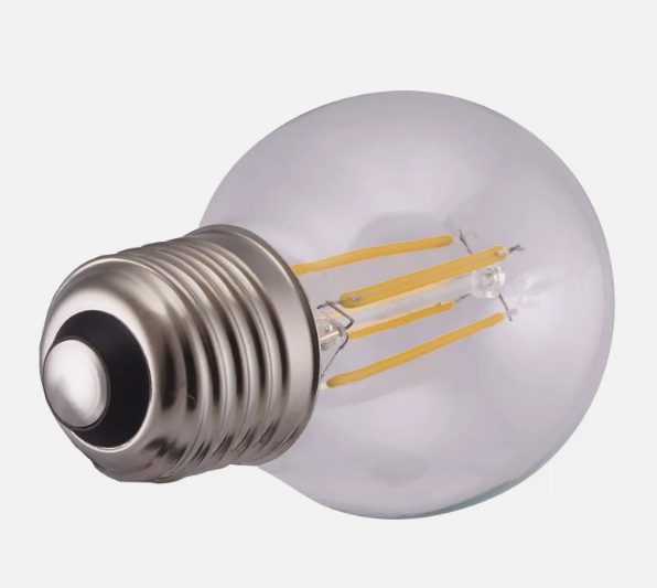 LED Filament Bulbs 5.5W =60W Globe G16.5 120V Medium E26 Base 2700K Warm White