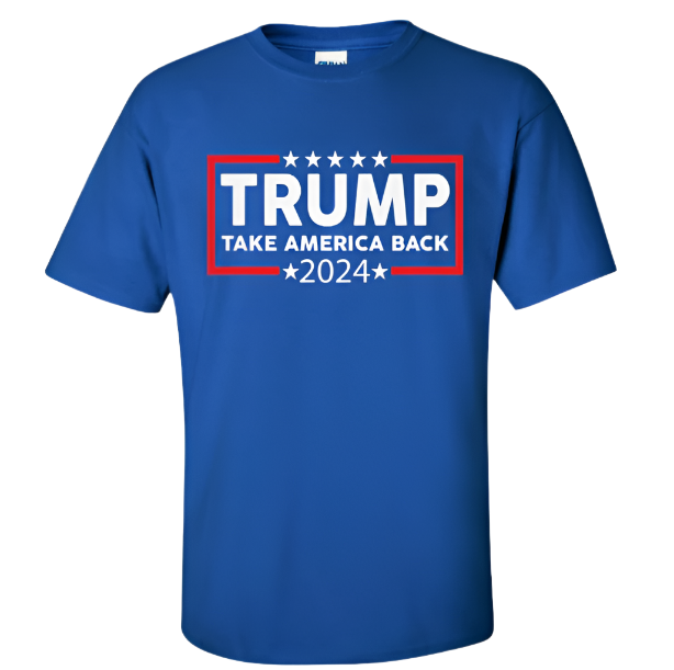 Trump 2024 Take America Back Men's Political Republican Conservative Short