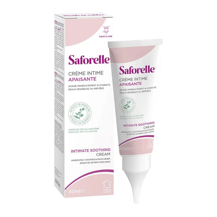 Saforelle Crème Intime Apaisante Apaise & Hydrate, 40 ml