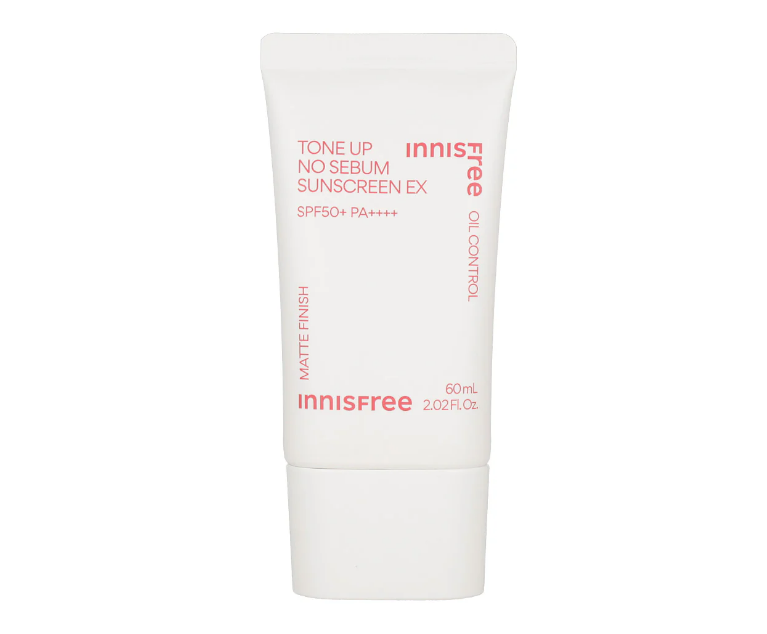 Innisfree Tone Up No Sebum Sunscreen EX SPF50+ PA++++ 60ml