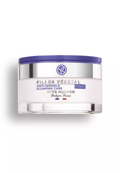 FILLER VEGETAL YVES ROCHER ANTI-WRINKLE PLUMPING CARE-  NIGHT CREAM 50 ml. NEW!!