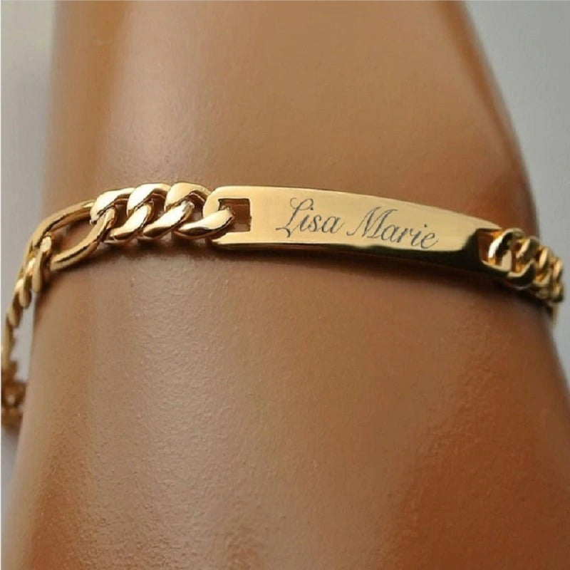 Hot Selling Custom Bracelet For Baby Customized Handwritten Bangle Personalized Stainless Steel Signature Jewelry
