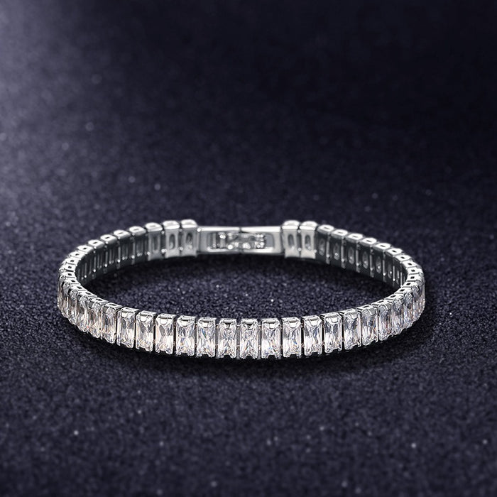 Diamond Tennis Bracelet Cubic Zirconia Tennis Bracelet For Men