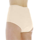 Wearever Women's Cotton Comfort Incontinence Panties for Bladder Control with Regular Absorbency - Reusable & Washable Leak Proof Underwear for Women (Pack of 3) (Beige) (2X) (Fits Hip Sizes: 45-48")