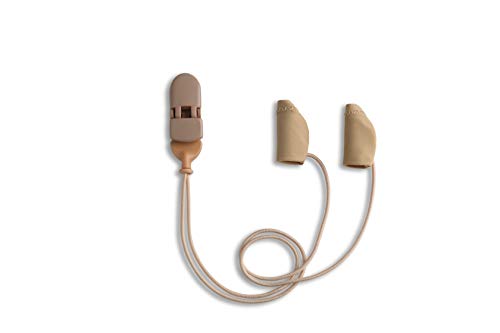 Ear Gear Micro Corded – Protect Hearing Aids or Hearing Amplifiers from Dirt, Sweat, Moisture, Loss, Wind – Fits Hearing Instruments up to 1”