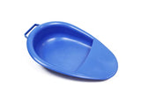 Pepe - Bed Pans for Elderly Females, Easy to Clean Bedpans for Men, Comfortable Bed Pans for Elderly Men, Bedpans for Women with Handle, Female Bed Pan for Urine, Portable Bed Pan for Adults Blue