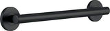 Delta Faucet 41818-BL Contemporary Concealed Screw ADA-Compliant Decorative Grab Bar, 18", Matte Black, 18 In