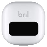 Bril UV-C Toothbrush Sanitizer, Portable Sterilizer, Cover, Holder, and Case for Any Size Toothbrush, White