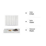 SEEKBIT 6 Pack Rat Sticky Traps Extra Large, Clear Mouse Glue Trap Sticky Trap for Mice and Rats, Enhanced Stickiness Trapping Pads Snakes Spiders Roaches for House Rodent Pest Control - 47.2x11