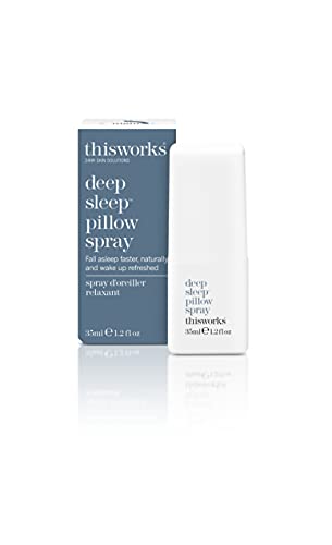 THISWORKS Deep Sleep Pillow Spray: Fast-Acting Natural Rest Aid with Lavender for Relaxation, 35 ml 1.2 Fl Oz (Pack of 1)