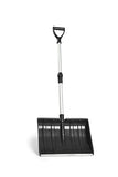 Large Portable Snow Shovel, Meititi 47 Inch Snow Shovels with D-Grip, Non-Slip Sponge and Durable Aluminum Blade, Large Snow Shovel for Driveway Car (Black)