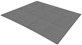 BalanceFrom Puzzle Exercise Mat with EVA Foam Interlocking Tiles for MMA, Exercise, Gymnastics and Home Gym Protective Flooring, 1/2" Thick, 48 Square Feet, Gray
