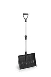 Large Portable Snow Shovel, Meititi 47 Inch Snow Shovels with D-Grip, Non-Slip Sponge and Durable Aluminum Blade, Large Snow Shovel for Driveway Car (Black)