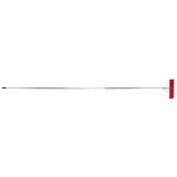 Extreme Max 5600.3262 Poly Roof Rake with 23" Blade,Red