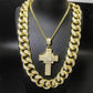 Hip Hop Men Crystal Miami Necklace Ice Out Cuban Chain Dollar Money Bag Pendant Bling Rapper Hip Hop Jewerly For Men 3