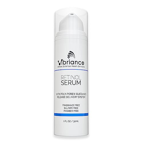 Vibriance Retinol Serum for Face - Reduces Appearance of Deep Wrinkles and Large Pores, Enhances Skin Tone, Improves Complexion, Retinol Night Serum for Sensitive & Mature Skin - 1 fl oz (30ml)