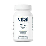 Vital Nutrients Zinc Citrate 30 mg | Supports Highly Absorbable Immune Support* | Vegan Supplement | Gluten, Dairy and Soy Free | Non-GMO | 30 mg | 90 Capsules