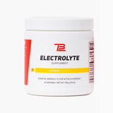 TB12 Electrolyte Supplement Powder for Fast Hydration by Tom Brady - Natural, Easy to Mix Powder. Low Sugar, Low Calorie, Vegan. Magnesium, Sodium, Potassium, Zinc. 30 Serving Jar, Lemonade Flavor