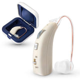 Hearing Aid for Seniors with Noise Cancelling, Digital Hearing aid Wear Comfort, 160H of Continuous Use, No Whistling Hearing Aid for Seniors