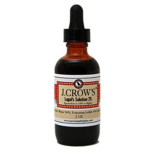 J.CROW'S® Lugol's Solution of Iodine 2 2 oz Three Pack (3 Bottles