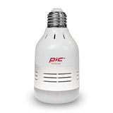 PIC Rodent Repeller & LED Light Bulb, Ultrasonic Pest Repeller, Mice Repellent, 2-in-1 Mouse Deterrent, 535 Lumens, Humane Pest Control for Indoor Use, Lightbulb That Repels Mice (3 Pack)