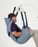 Patient Aid Full Body Solid Fabric Patient Lift Sling, Size Large, 600lb Weight Capacity